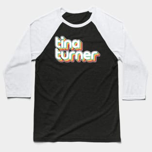 Tina Turner Colorful Baseball T-Shirt